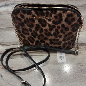 Leopard Print Michael Kors Crossbody Bag